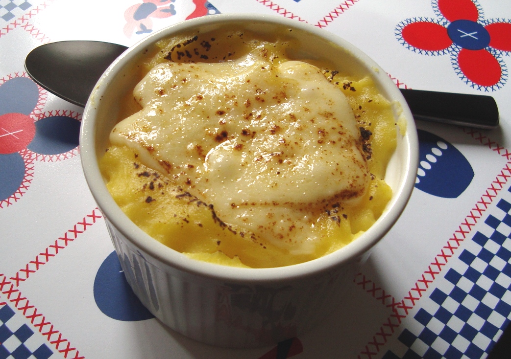 Purê com queijo... maravilhoso né?!